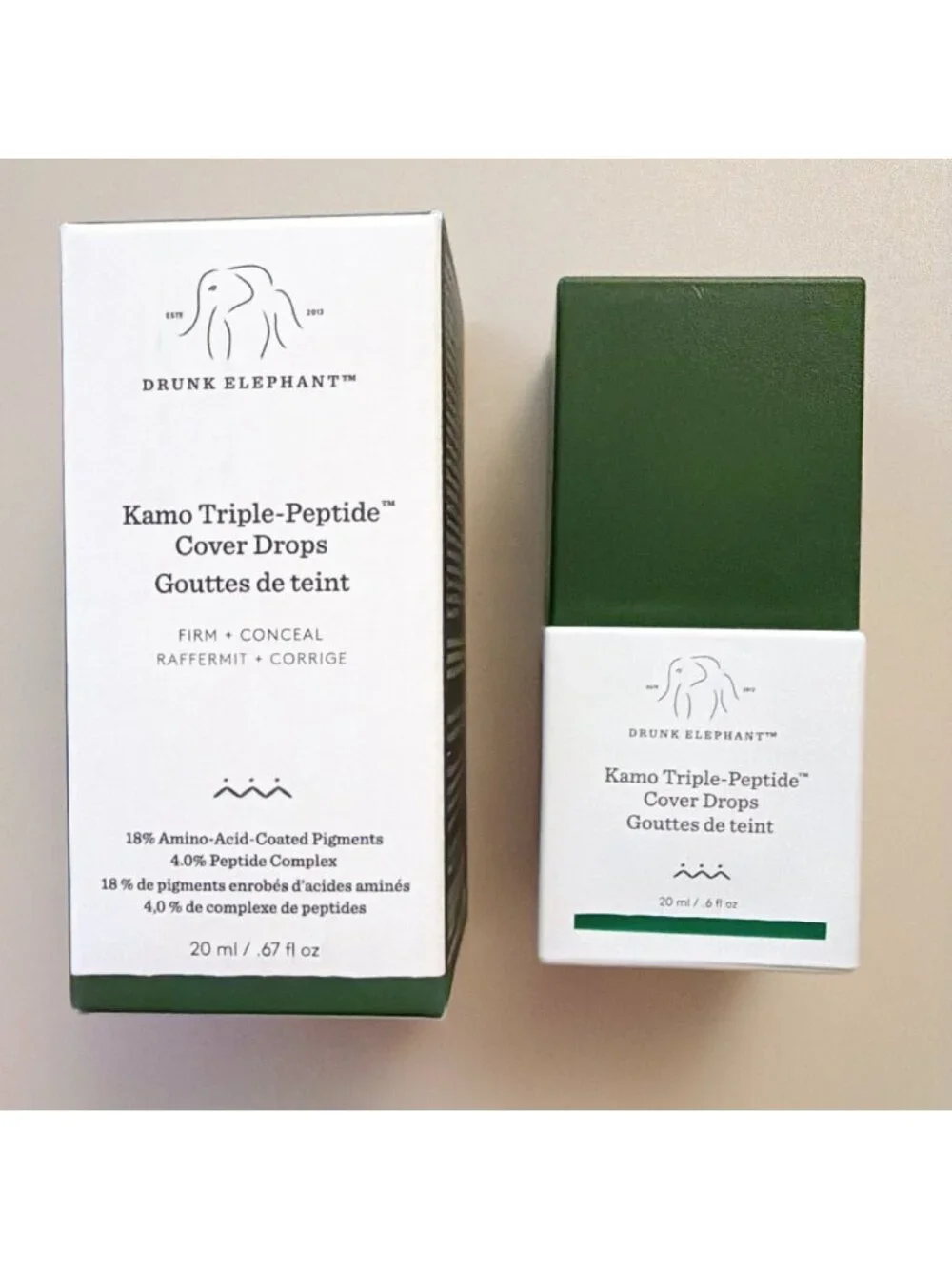 Drunk Elephant Kamo Triple-Peptide Multi-Use Serum Foundation 18W
